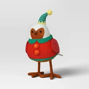 2023 Target Christmas Wondershop Featherly Friend BAUBLE Bird Felt Fabric Winter
